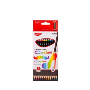 Creioane colorate 12 culori Cochet DACO CC412