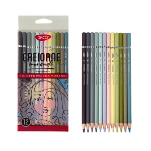 Creioane colorate 12 Morandi DACO CC412M