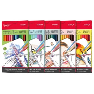 Creioane colorate 5 x 12 Color Me DACO CC360