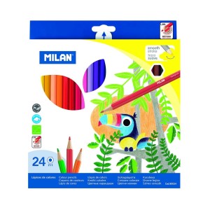 Creioane colorate 24 culori MILAN 80024