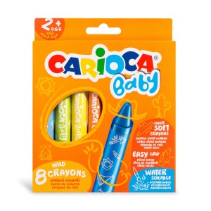 Creion cerat 8 culori Carioca Baby 42892