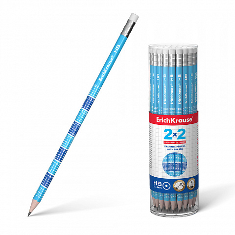 Creion grafit ErichKrause Tabla înmulțirii 2x2 cu gumă Creion grafit ErichKrause Tabla înmulțirii 2x2 cu gumă