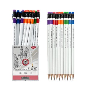 Creion negru CU radiera creionul alb daco CG111