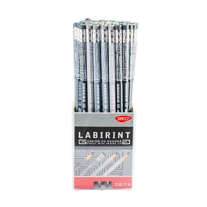 Creion negru labirint daco CG114