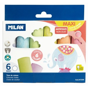 Cretă asfalt set 6 MILAN 247206