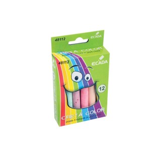 Cretă color 12 bucăți set ECADA 48112