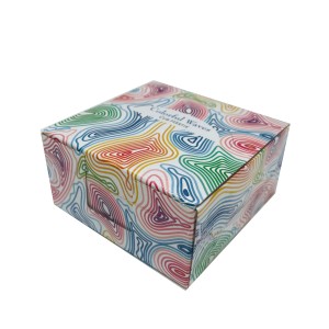 Cub hârtie alb cu suport carton Colorful Waves GENERAL