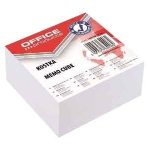 Cub hârtie alb Office Products, 400 file, 85 x 85 x 40 mm