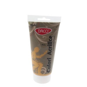Culoare acrilică 200 ml DACO auriu CU3200AU