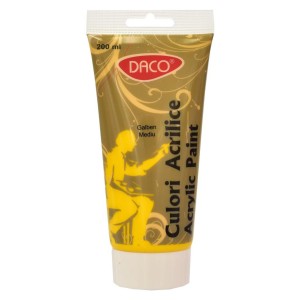 Culoare acrilică DACO 200 ml galben mediu CU3200GM