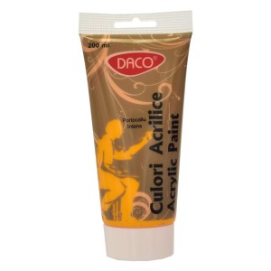 Culoare acrilică 200 ml DACO portocaliu închis CU3200PI