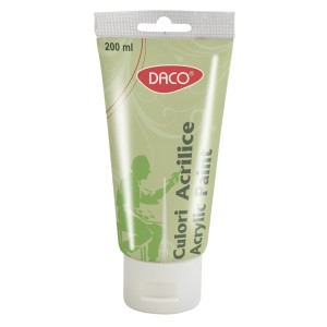 Culoare acrilică 200 ml DACO verde fluorescent CU3200VFL