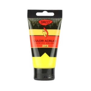 Culoare acrilică 75 ml DACO galben citron CU375GCT