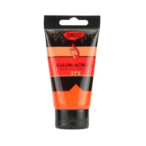 Culoare acrilică DACO 75 ml portocaliu CU375P
