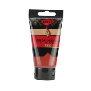 Culoare acrilică 75 ml DACO roșu ocru CU375RO