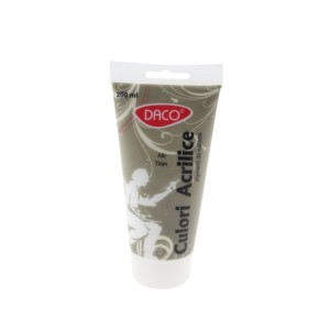 Culoare acrilică 200 ml DACO alb titan CU3200W