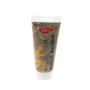 Culoare acrilică DACO 200 ml galben ocru CU3200GO