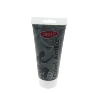Culoare acrilică DACO 200 ml negru CU3200N Culoare acrilică DACO 200 ml negru CU3200N
