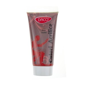 Culoare acrilică 200 ml DACO roșu scarlet CU3200RS