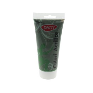 Culoare acrilică DACO 200 ml verde mediu CU3200VM