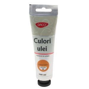 Culoare în ulei DACO 100 ml galben închis CU4100GI