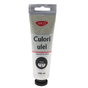 Culoare în ulei DACO 100 ml negru CU4100N Culoare ulei DACO 100 ml negru CU4100N