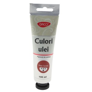 Culoare ulei DACO 100 ml roșu carmin CU4100RC