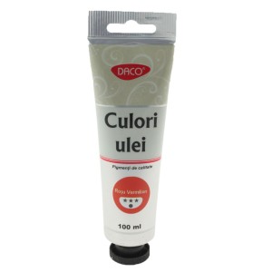 Culoare în ulei DACO 100 ml roșu vermilion CU4100RV