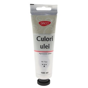 Culoare în ulei DACO 100 ml alb titan CU4100W