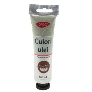 Culoare în ulei DACO 100 ml Siena arsă CU4100SA