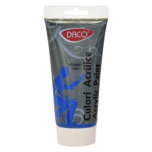 Culori acril 200 ml DACO albastru cyan CU3200ACY