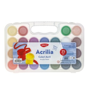 Culori acril 25 culori 20 ml Acrilia DACO CU325