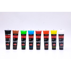 Culori acrilice DACO CU3836, set 8 culori x 36 ml