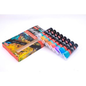 Culori acrilice metalizate 8 culori 36 ml DACO CU3836M