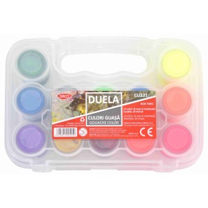 Culori guașă 12 culori Duela DACO CU221