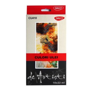 Culori ulei 10 culori 22 ml Artist DACO CU410