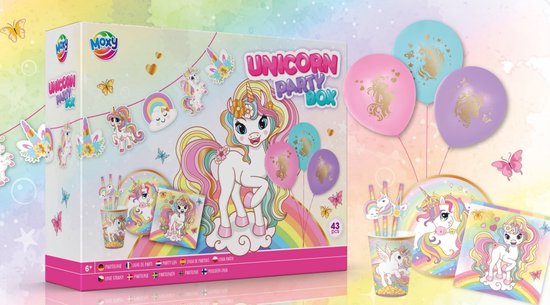 Cutie party Unicorn 43 piese Grafix