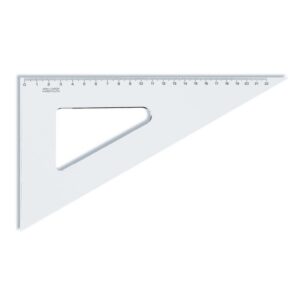 Echer din plastic transparent 60º / 250 mm Koh-I-Noor