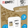 Card memorie Gold Elite 128 GB microSDHC, Memory Card (Class 10 UHS-I (D1)) "ECMSDM128GXC10GP" Card memorie Gold Elite 128 GB microSDHC, Memory Card (Class 10 UHS-I (D1)) "ECMSDM128GXC10GP"