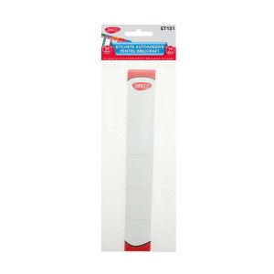 Etichete autocolante pentru biblioraft DACO 50 mm ET151, set 10