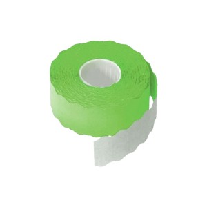 Etichete rolă preț ondulate verzi ECADA 55002V
