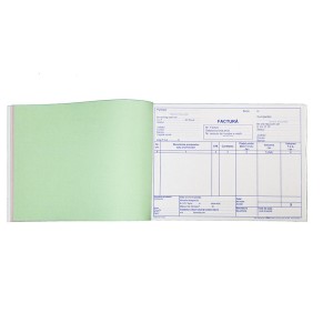 Factură A5 3 exemplare 150 file nepersonalizată cu TVA L03424 GENERAL