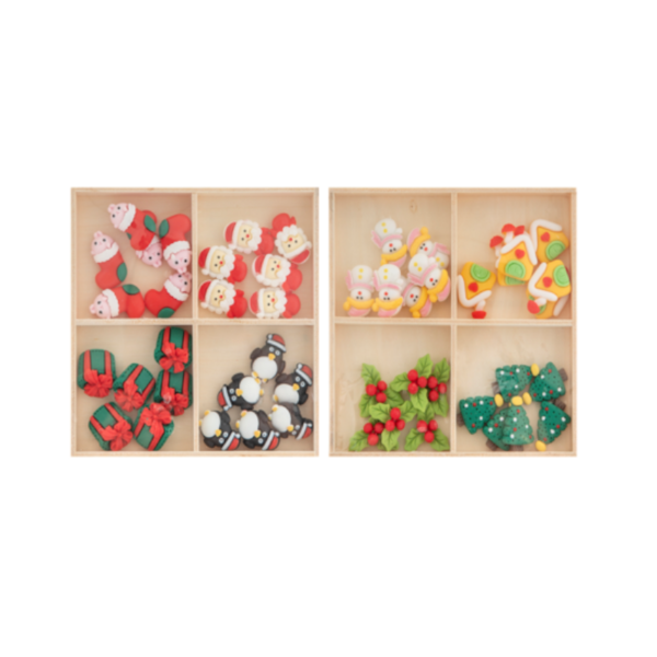 Figurine decor Crăciun 24 buc Grafix Figurine decor Crăciun 24 buc Grafix