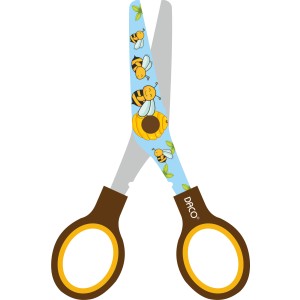 Foarfecă grădiniță DACO FF202, 13 cm, cu vârf rotunjit