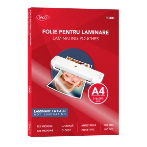 Folie de laminare A4 125 microni DACO FO483