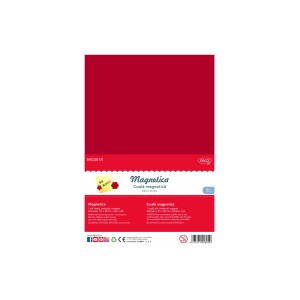 Folie magnetică A4 roșu DACO MG001R