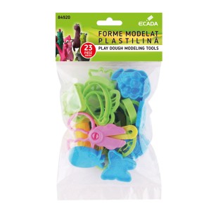 Forme modelat plastilină 23 piese ECADA 84920