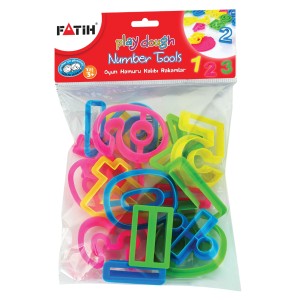 Forme modelat plastilină cifre Fatih 50710