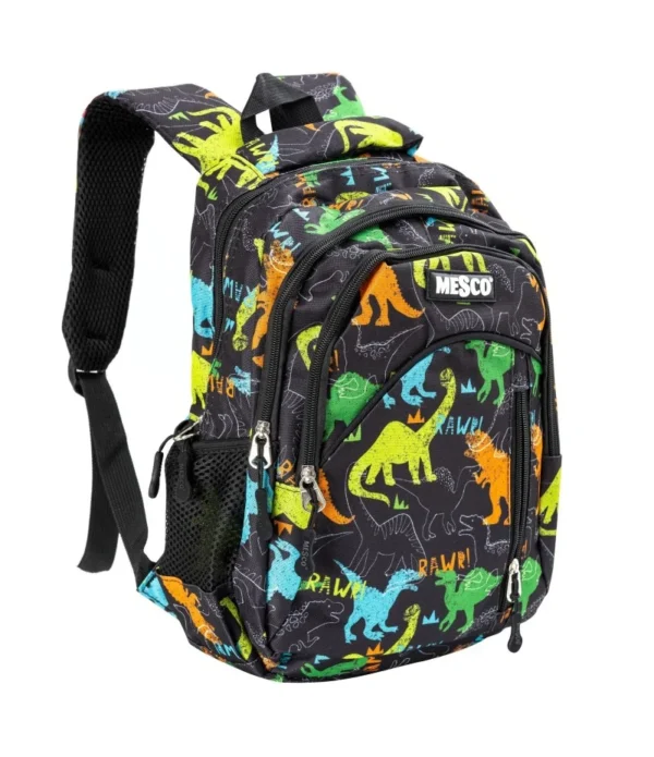 Ghiozdan mediu pentru clasa pregătitoare Dino 14,5" Mesco Ghiozdan mediu pentru clasa pregătitoare Dino 14,5" Mesco