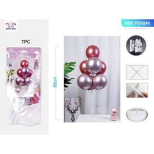 Ghirlandă din baloane PartyGo 80 cm roz roșu FD0249 set 7 buc
